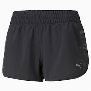 Run Graphic Woven 3" Women's Running Shorts, Puma Black